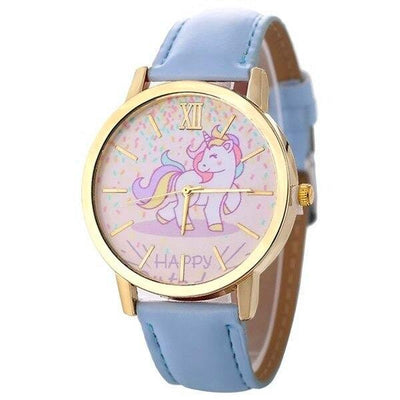 Montre Licorne bleu Femme
