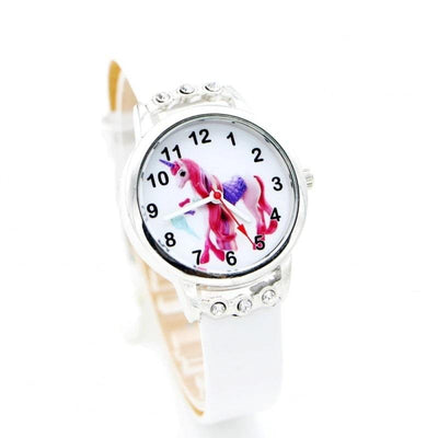 Montre Licorne Blanche