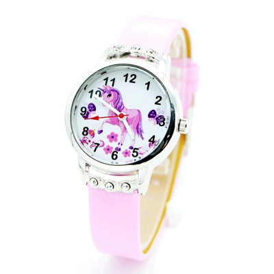 Montre Licorne Rose