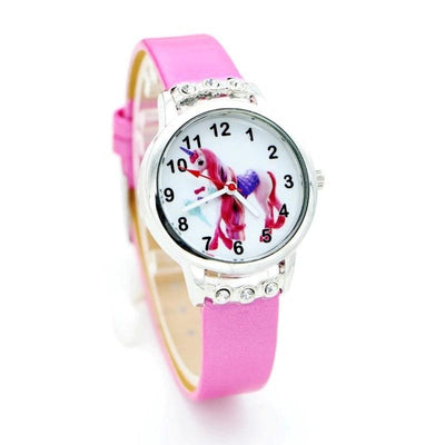 Montre Licorne Chic Rose Foncé