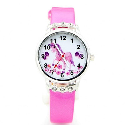 Montre Licorne Rose