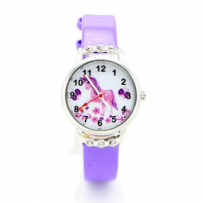 Montre Licorne Violet