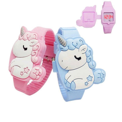 Montre Licorne Digitale LED Rouge
