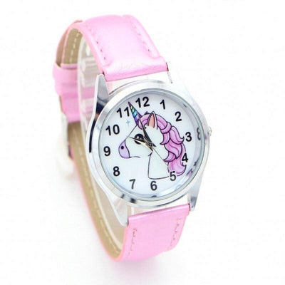 Montre Licorne Emoji rose