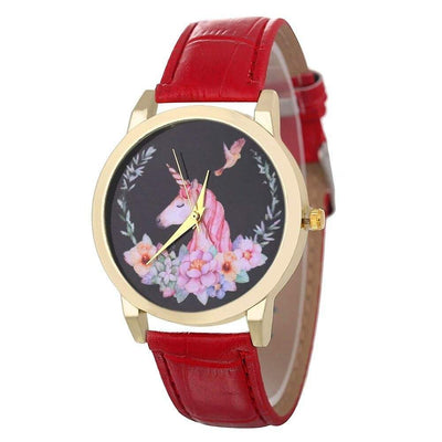 Montre Licorne rouge