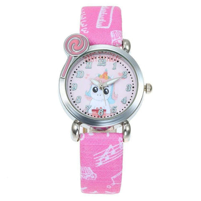 Montre Licorne Fillette Blanche