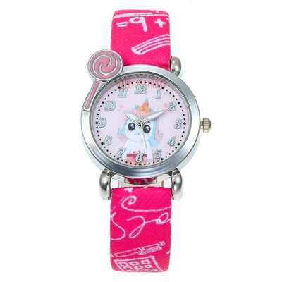 Montre Licorne Fillette Blanche