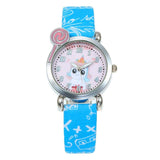 Montre Licorne Fillette bleu ciel