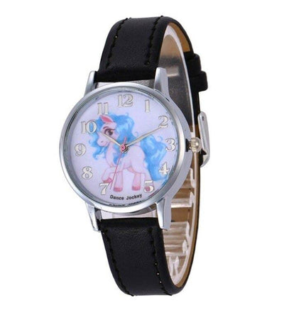 Montre Licorne Jaune pour Fille