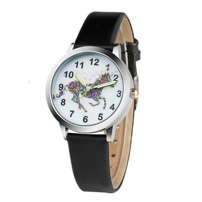 Montre Licorne Magique Noir