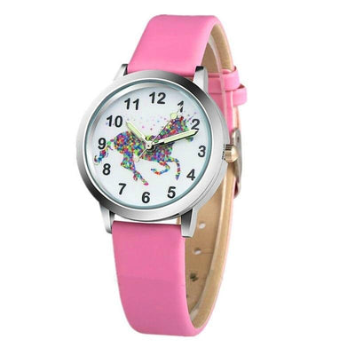 Montre Licorne Magique Rose