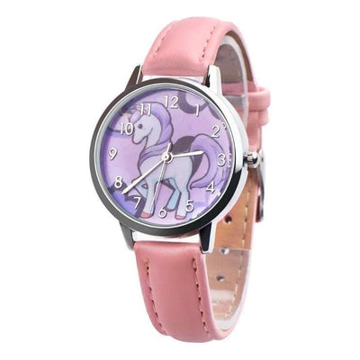 Montre Licorne Mignonne Rose