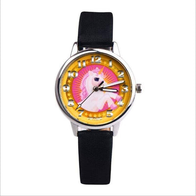 Montre Licorne Petit Poney Doré