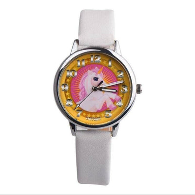 Montre Licorne Petit Poney Doré