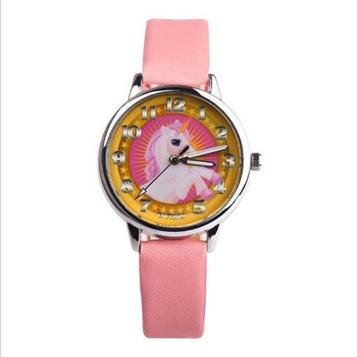Montre Licorne Petit Poney Noir