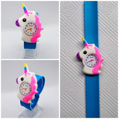 Montre Slap Licorne bleu