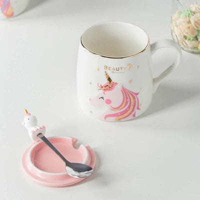 tasse avec Licorne rose