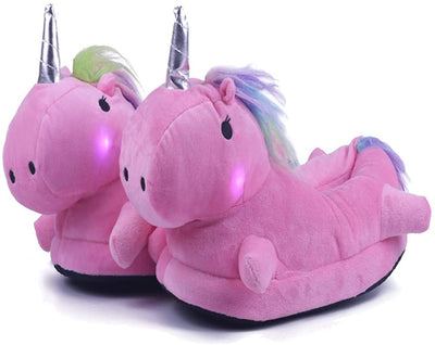 Pantoufle Licorne Lumineuse