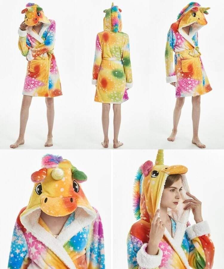 Peignoir licorne adulte hotsell
