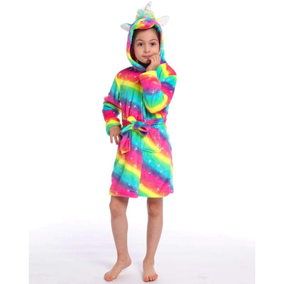 Peignoir fille deals licorne