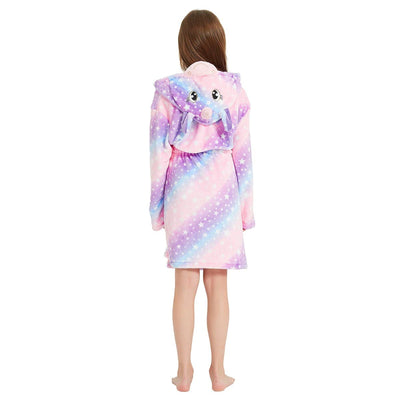 Peignoir Licorne Fille Coton Moelleux