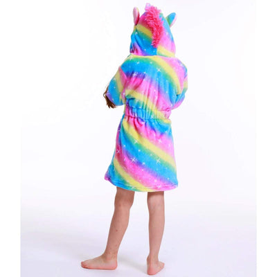 Peignoir Licorne Enfant Arc-en-Ciel