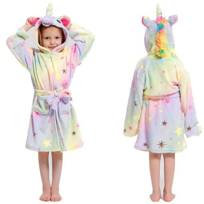 Peignoir Licorne Fille Étoile