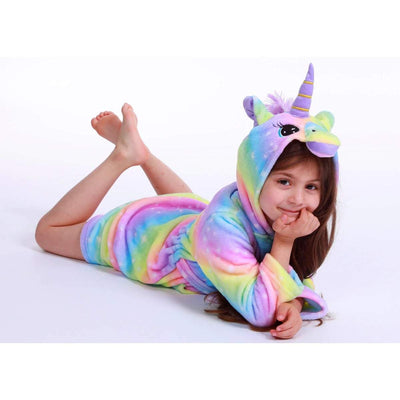 Peignoir Licorne Arc-en-Ciel