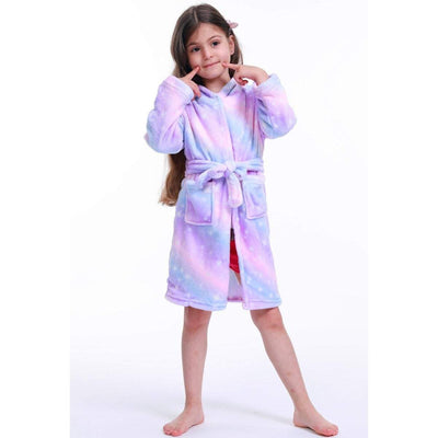 Peignoir Licorne Violet