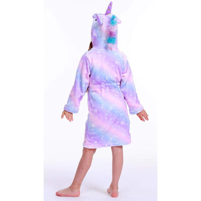 Peignoir Licorne Fille Violet