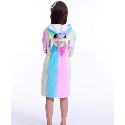 Peignoir Licorne Fillette Coloré