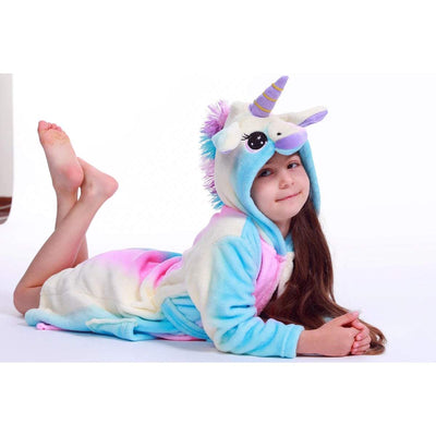 Peignoir Licorne Fillette Coloré