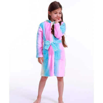 Peignoir Licorne Fillette Coloré