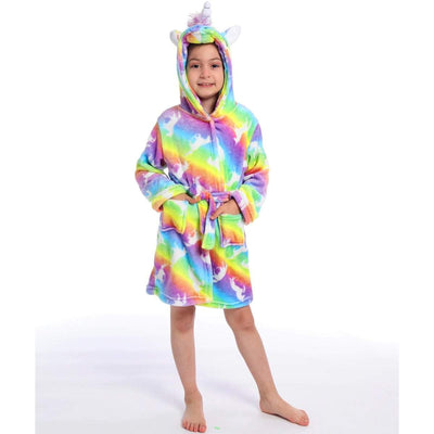Peignoir Licorne Enfant Multicolore