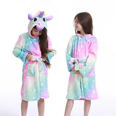 Peignoir Licorne Multicolore