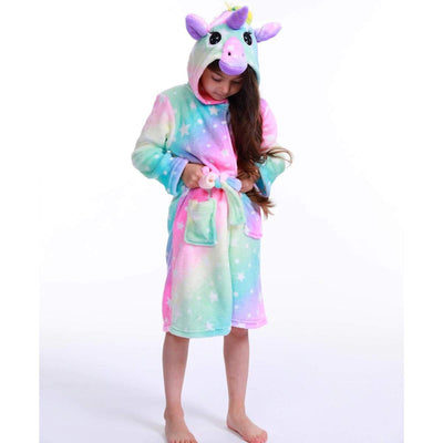 Peignoir Licorne Multicolore Fille
