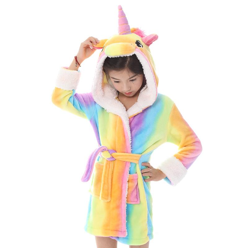 Peignoir Licorne Petite Fille Univers Licorne