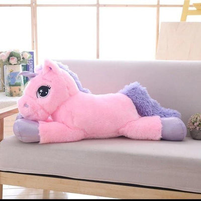 Peluche Licorne Géante Blanche 80 cm ou 110 cm