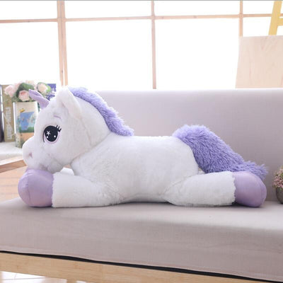 Peluche Licorne Blanche Géante