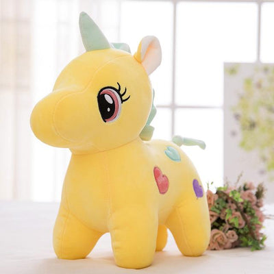 Peluche Licorne Jaune