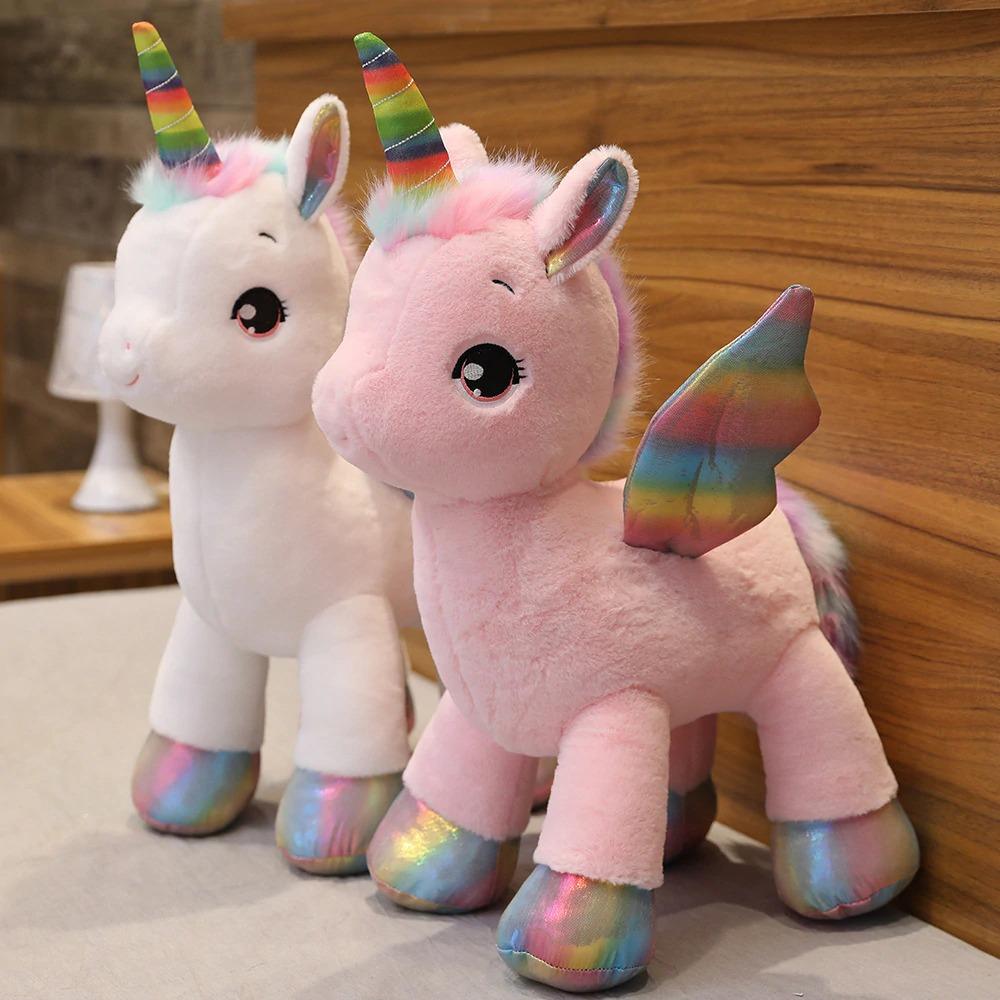 Peluche licorne multicolore shop