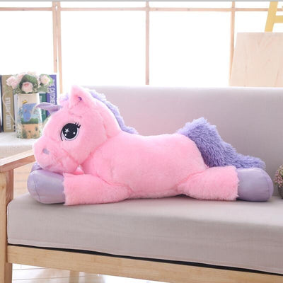Peluche Licorne Rose