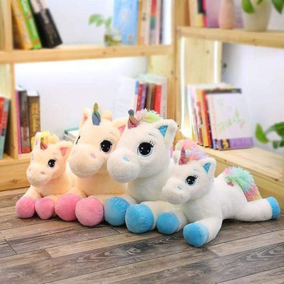 Peluche Licorne XXL Bleu