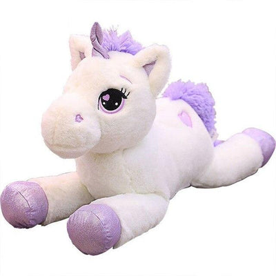 Peluche Licorne XXL Blanche