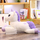 Peluche Licorne géante Blanche