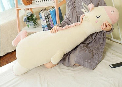 Peluche Licorne Oreiller Rose