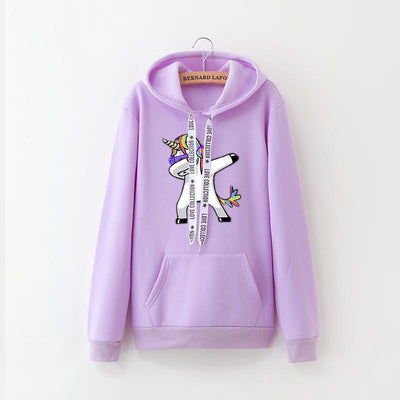 Pull Licorne Basique Violet