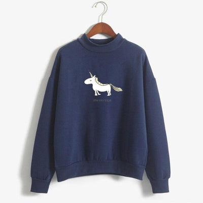 Pull Licorne Femme Rose