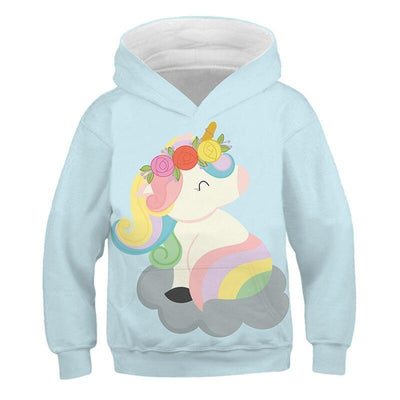 Pull Licorne Fleuri
