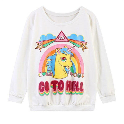 Pull Licorne Go to Hell